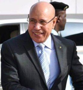 الرئيس الموريتاني محمد ولد  الشيخ الغزواني  