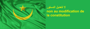 شعار مبادرة  " لا لتعديل الدستور" 