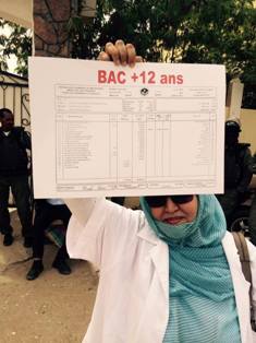 صورة تختصر واقع الأطباء في موريتانيا 