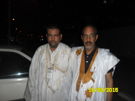 صورة مع النقيب الشيخ ولد حندى 