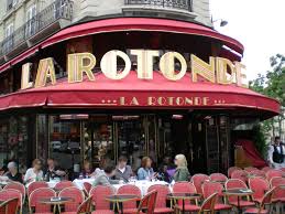 واجهة المطعم "LA ROTONDE " الذي تم فيه اللقاء 